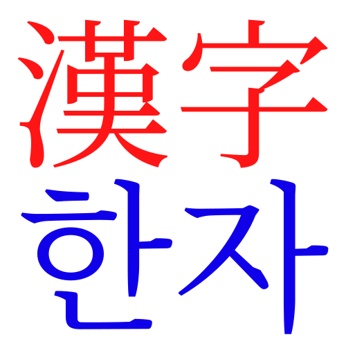 Sample of the Hanja