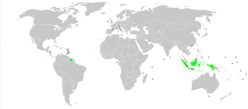 Map of the area where Javanese is spoken