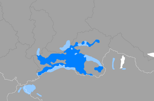 Map of the area where Tuvan is spoken