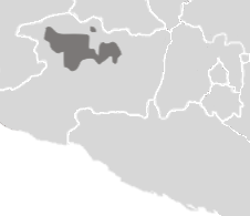 Map of the area where Purepecha is spoken