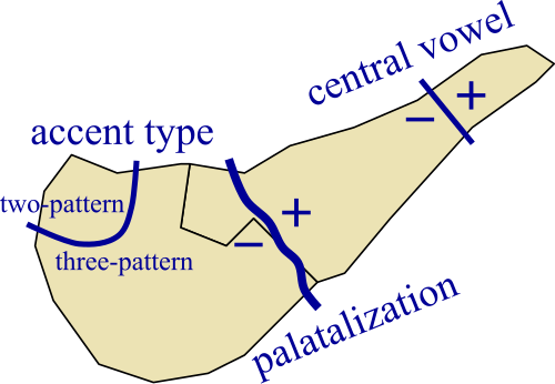 Map of the area where Okinoerabu is spoken