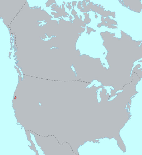 Map of the area where Karuk is spoken