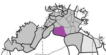 Map of the area where Wardaman is spoken