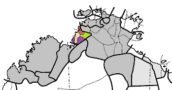 Map of the area where Murrinh-patha is spoken