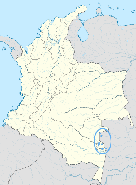 Map of the area where Hup is spoken