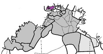 Map of the area where Tiwi is spoken