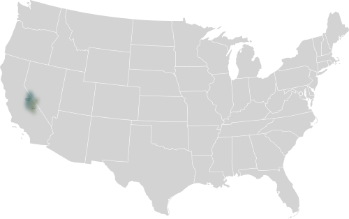 Map of the area where Mono is spoken