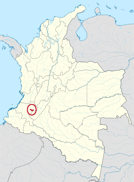 Map of the area where Totoro is spoken