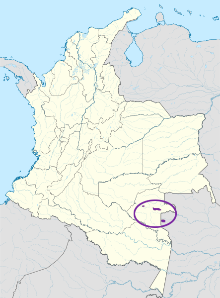 Map of the area where Siriano is spoken