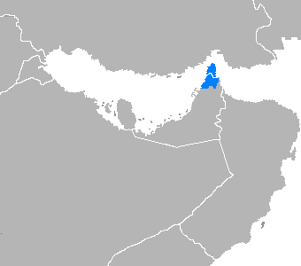 Map of the area where Shihhi Arabic is spoken