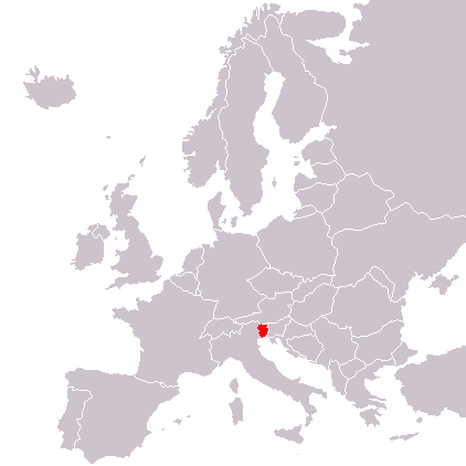Map of the area where Friulian is spoken