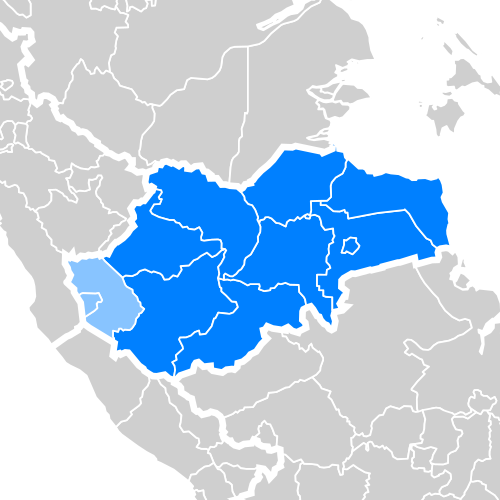 Map of the area where Jambi Malay is spoken
