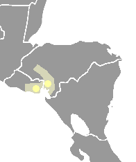 Map of the area where Lencan is spoken