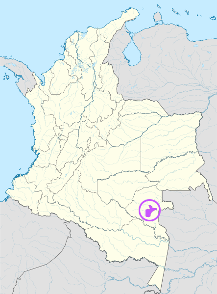 Map of the area where Tatuyo is spoken