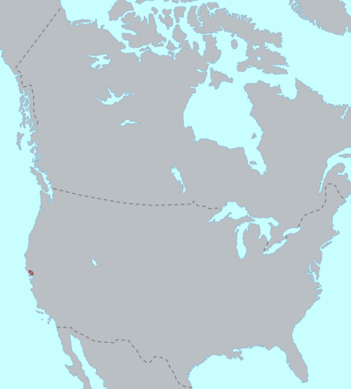 Map of the area where Wappo is spoken