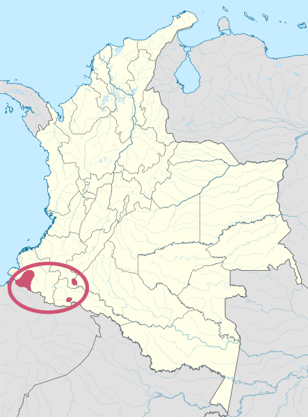 Map of the area where Awa Pit is spoken